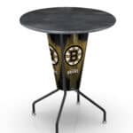 Boston Bruins 42-Inch Tall Outdoor Lighted Pub Table w/ 36-Inch Top