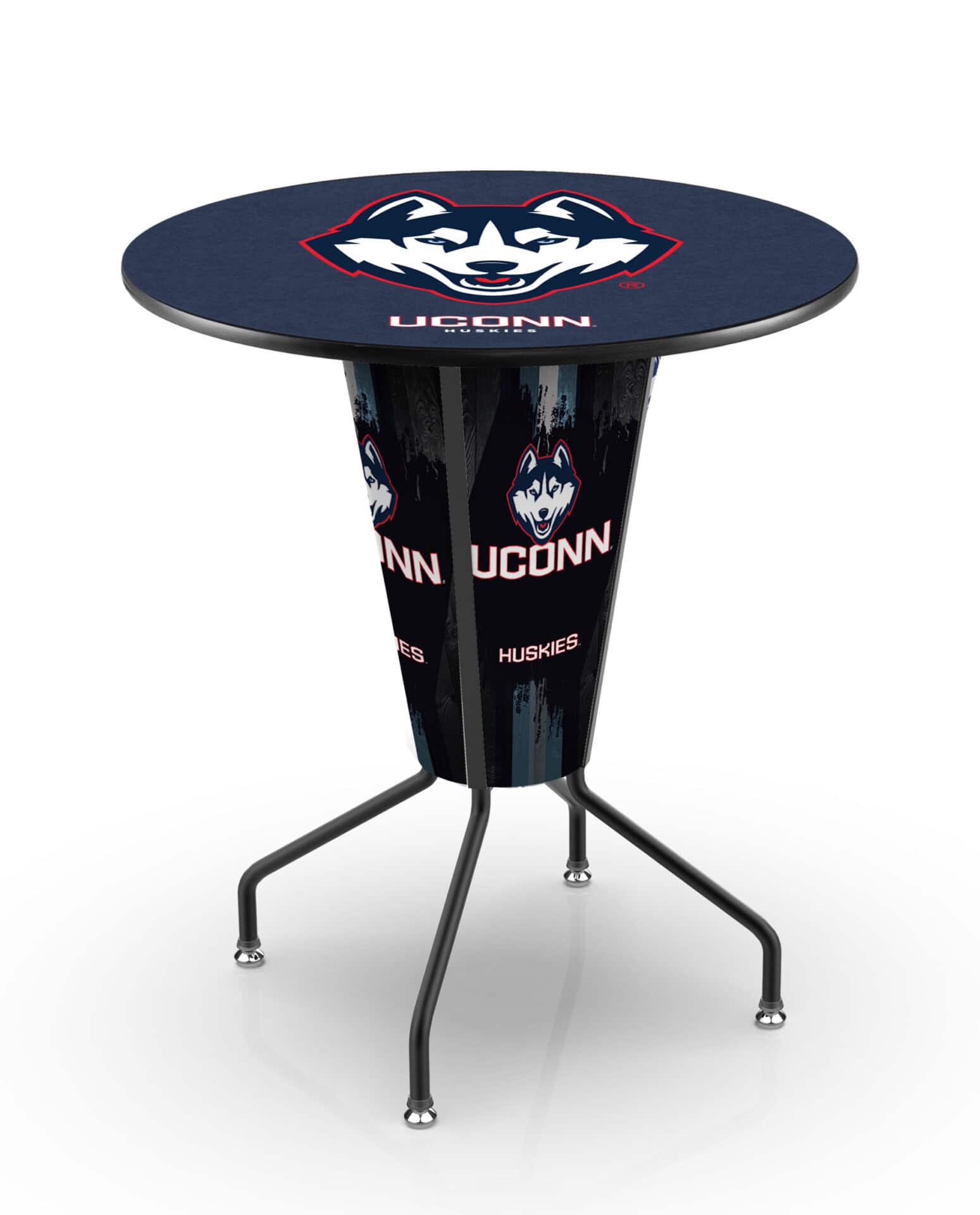 University of Connecticut 42-Inch Tall Indoor Lighted Pub Table w/ 36-Inch Top 1 University of Connecticut 42-Inch Tall Indoor Lighted Pub Table w/ 36-Inch Top