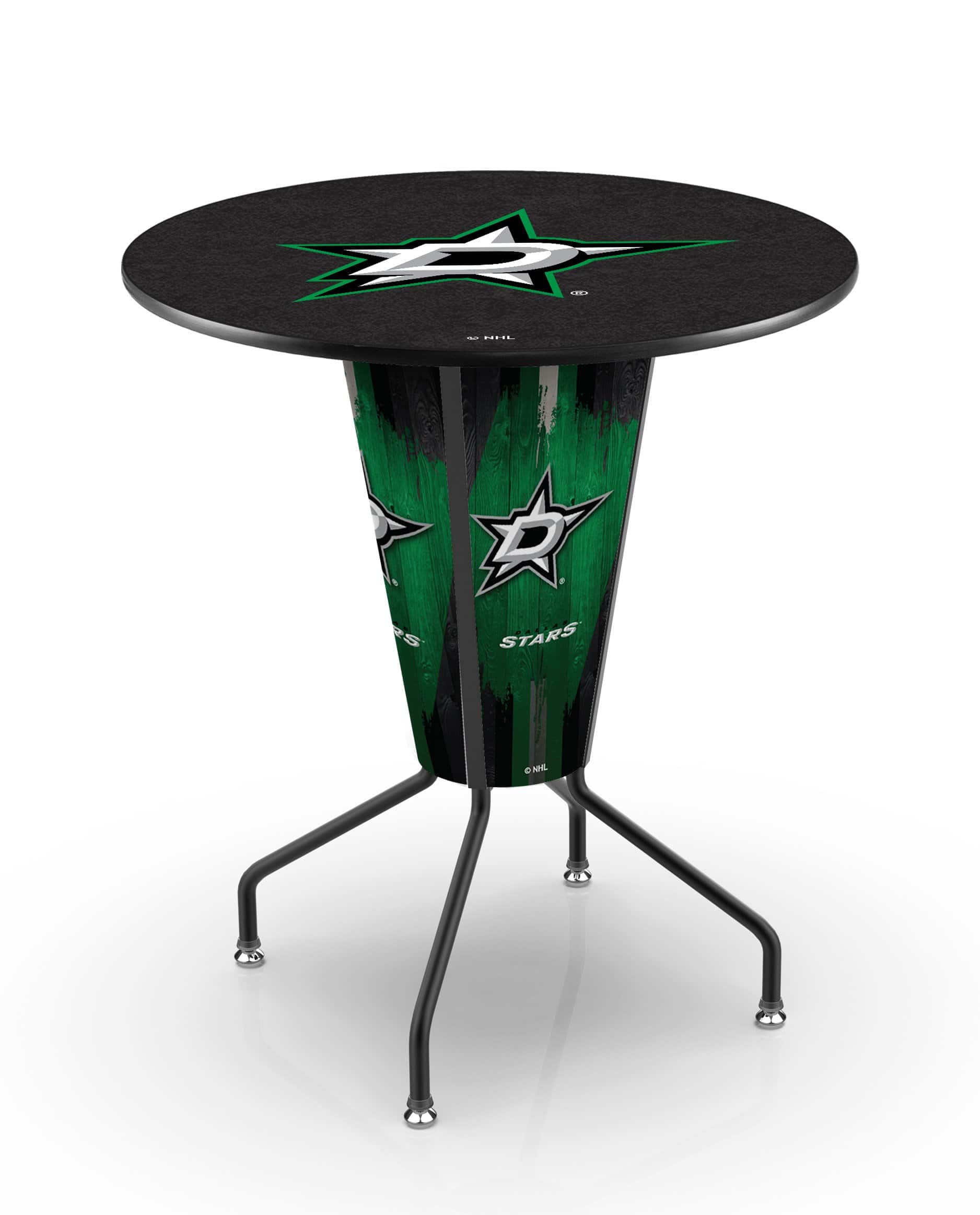 Dallas Stars 42-Inch Tall Indoor Lighted Pub Table w/ 36-Inch Top 7 Dallas Stars 42-Inch Tall Indoor Lighted Pub Table w/ 36-Inch Top