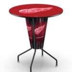 Detroit Red Wings 42-Inch Tall Indoor Lighted Pub Table w/ 36-Inch Top 7 Detroit Red Wings 42-Inch Tall Indoor Lighted Pub Table w/ 36-Inch Top