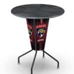Florida Panthers 42-Inch Tall Outdoor Lighted Pub Table w/ 36-Inch Top 7 Florida Panthers 42-Inch Tall Outdoor Lighted Pub Table w/ 36-Inch Top