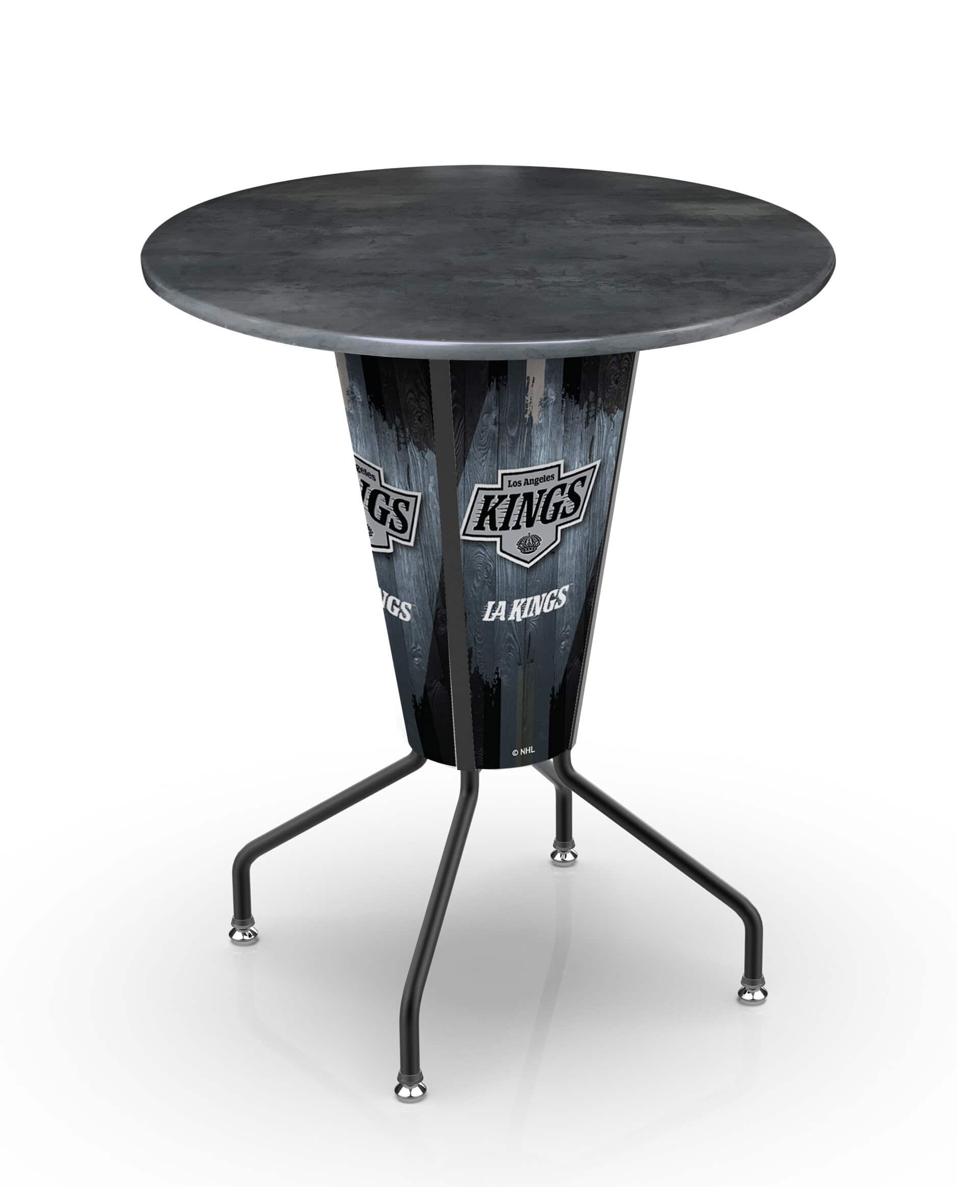 Los Angeles Kings 42-Inch Tall Outdoor Lighted Pub Table w/ 36-Inch Top 7 Los Angeles Kings 42-Inch Tall Outdoor Lighted Pub Table w/ 36-Inch Top