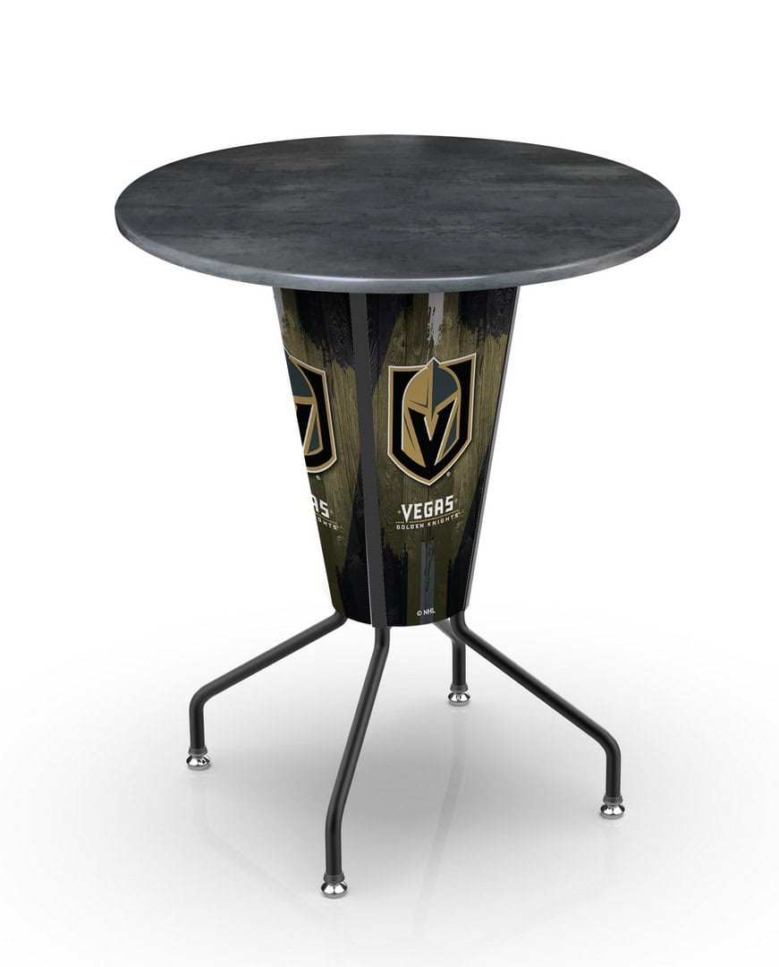 Vegas Golden Knights 42-Inch Tall Outdoor Lighted Pub Table w/ 36-Inch Top 1 Vegas Golden Knights 42-Inch Tall Outdoor Lighted Pub Table w/ 36-Inch Top