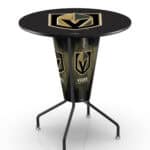 Vegas Golden Knights 42-Inch Tall Indoor Lighted Pub Table w/ 36-Inch Top