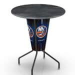 New York Islanders 42-Inch Tall Outdoor Lighted Pub Table w/ 36-Inch Top 7 New York Islanders 42-Inch Tall Outdoor Lighted Pub Table w/ 36-Inch Top