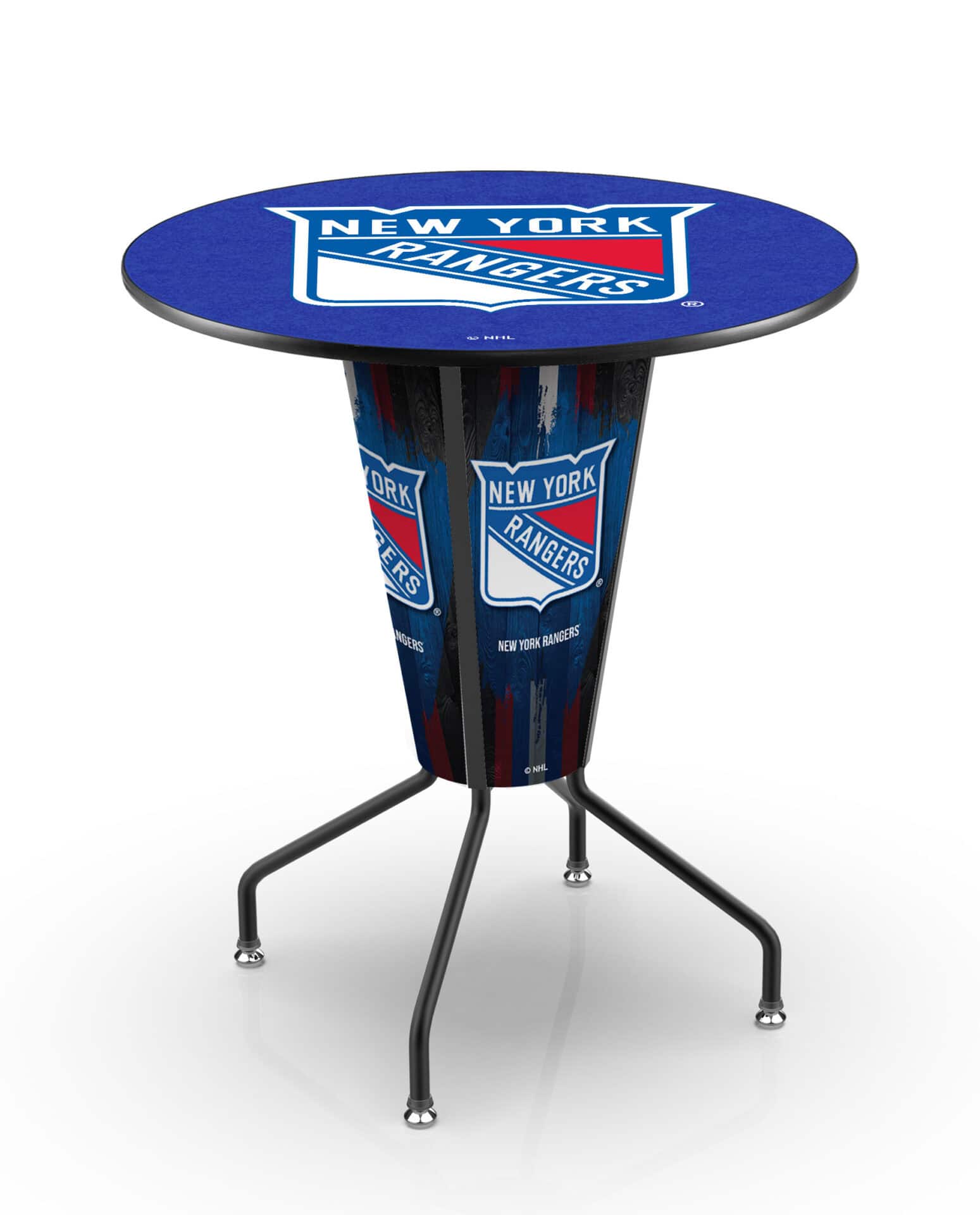 New York Rangers 42-Inch Tall Indoor Lighted Pub Table w/ 36-Inch Top 1 New York Rangers 42-Inch Tall Indoor Lighted Pub Table w/ 36-Inch Top