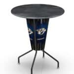 Nashville Predators 42-Inch Tall Outdoor Lighted Pub Table w/ 36-Inch Top