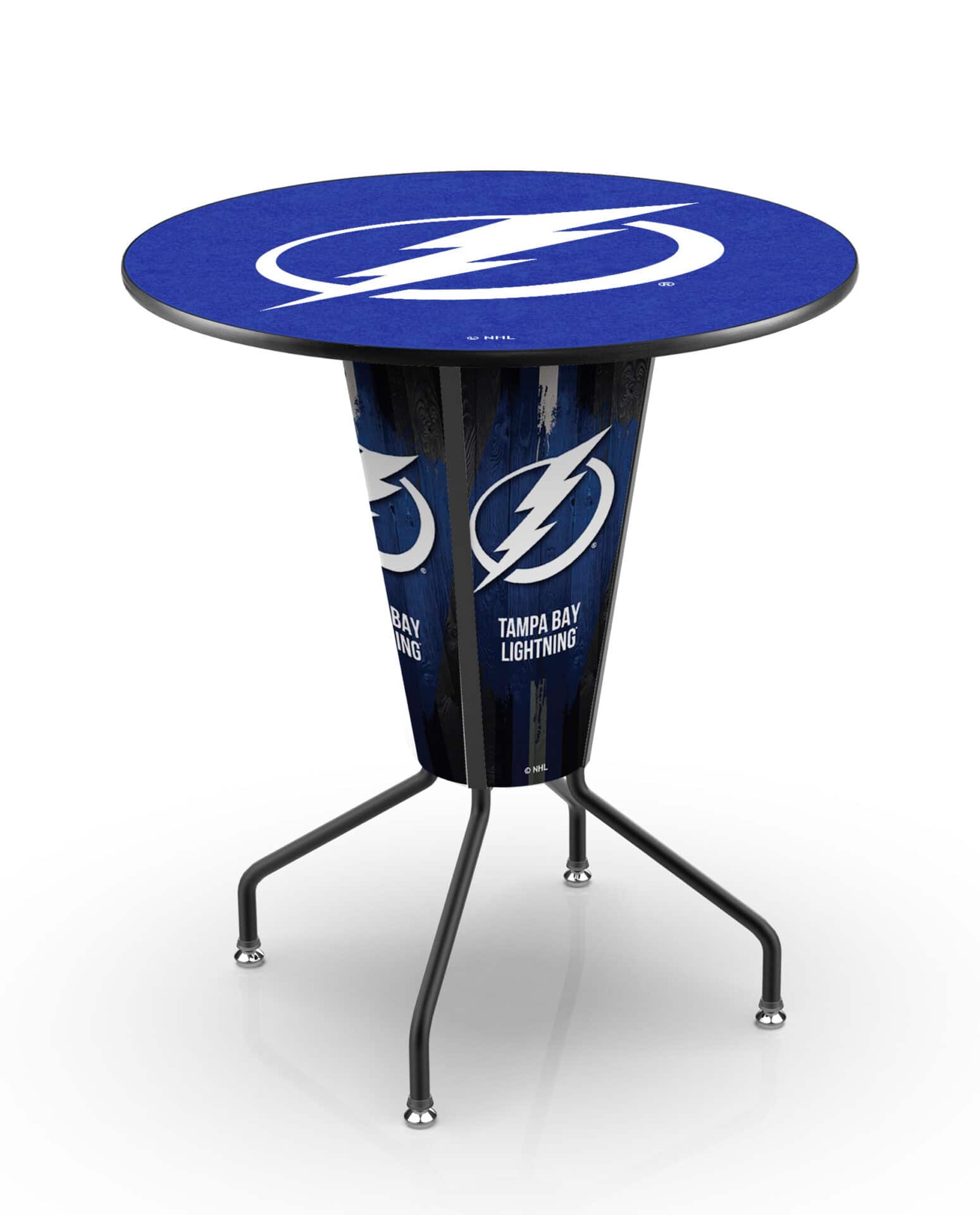 Tampa Bay Lightning 42-Inch Tall Indoor Lighted Pub Table w/ 36-Inch Top 1 Tampa Bay Lightning 42-Inch Tall Indoor Lighted Pub Table w/ 36-Inch Top