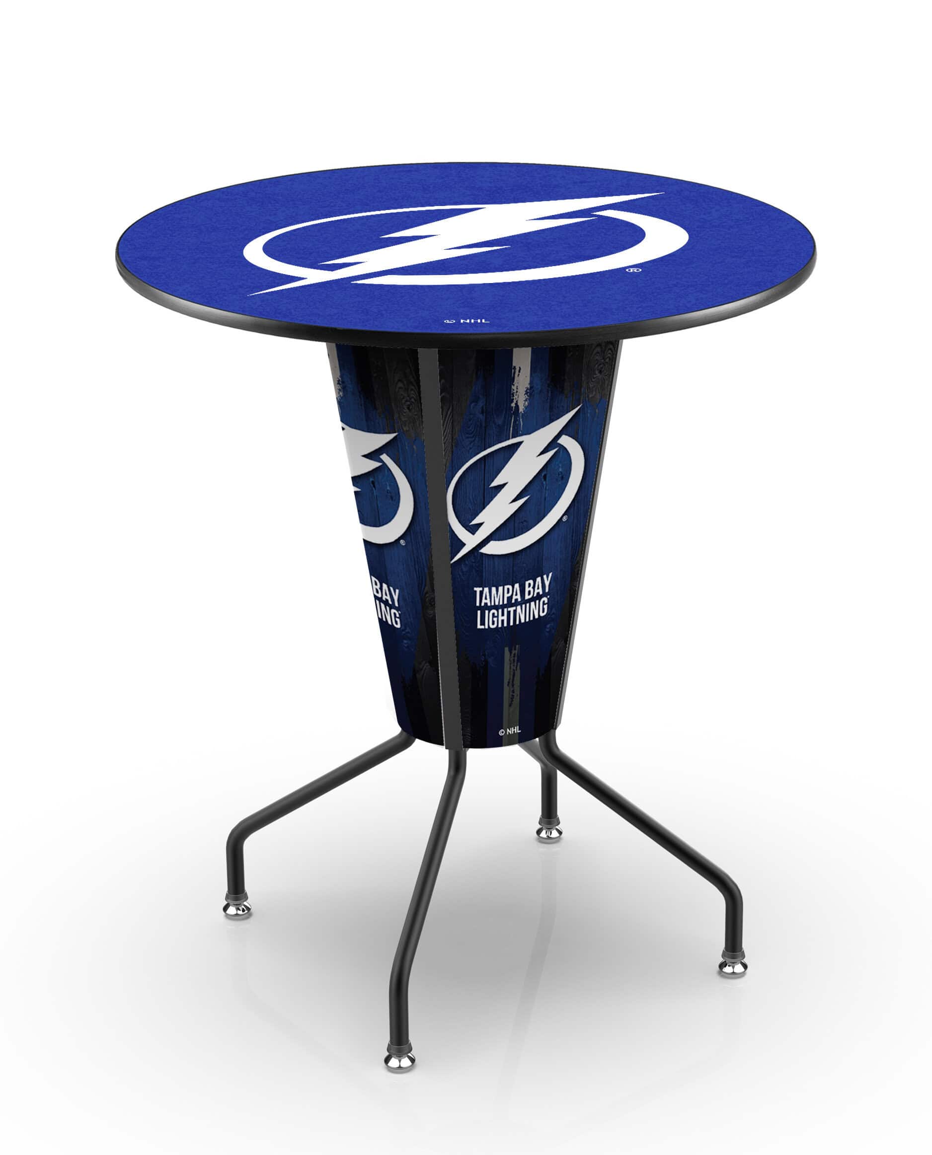 Tampa Bay Lightning 42-Inch Tall Indoor Lighted Pub Table w/ 36-Inch Top 7 Tampa Bay Lightning 42-Inch Tall Indoor Lighted Pub Table w/ 36-Inch Top