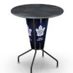 Toronto Maple Leafs 42-Inch Tall Outdoor Lighted Pub Table w/ 36-Inch Top