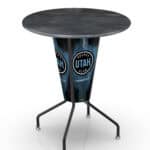 Utah Hockey Club 42-Inch Tall Outdoor Lighted Pub Table w/ 36-Inch Top 7 Utah Hockey Club 42-Inch Tall Outdoor Lighted Pub Table w/ 36-Inch Top