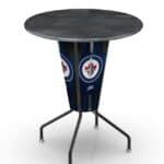 Winnipeg Jets 42-Inch Tall Outdoor Lighted Pub Table w/ 36-Inch Top 7 Winnipeg Jets 42-Inch Tall Outdoor Lighted Pub Table w/ 36-Inch Top