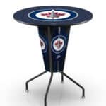 Winnipeg Jets 42-Inch Tall Indoor Lighted Pub Table w/ 36-Inch Top