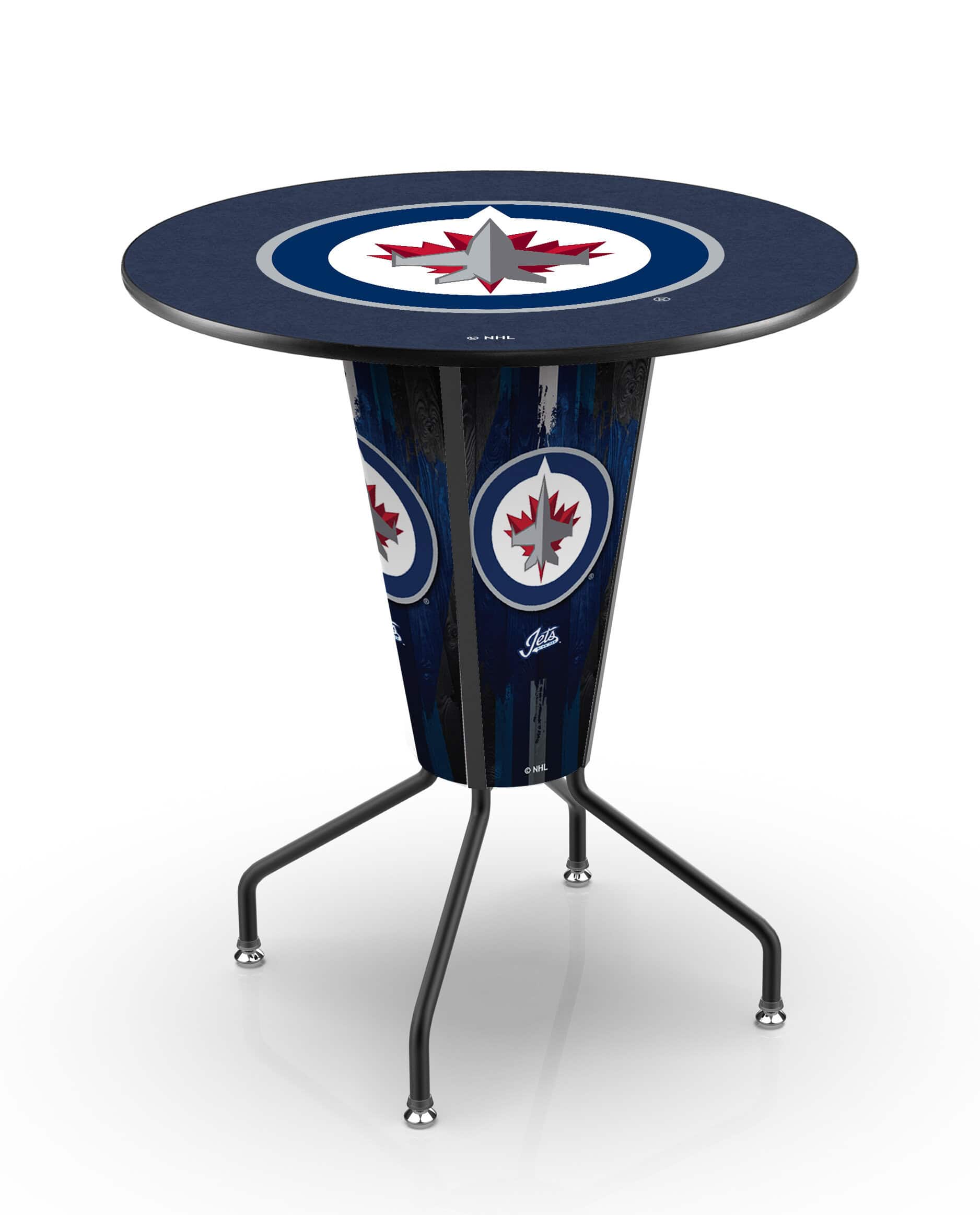 Winnipeg Jets 42-Inch Tall Indoor Lighted Pub Table w/ 36-Inch Top 7 Winnipeg Jets 42-Inch Tall Indoor Lighted Pub Table w/ 36-Inch Top