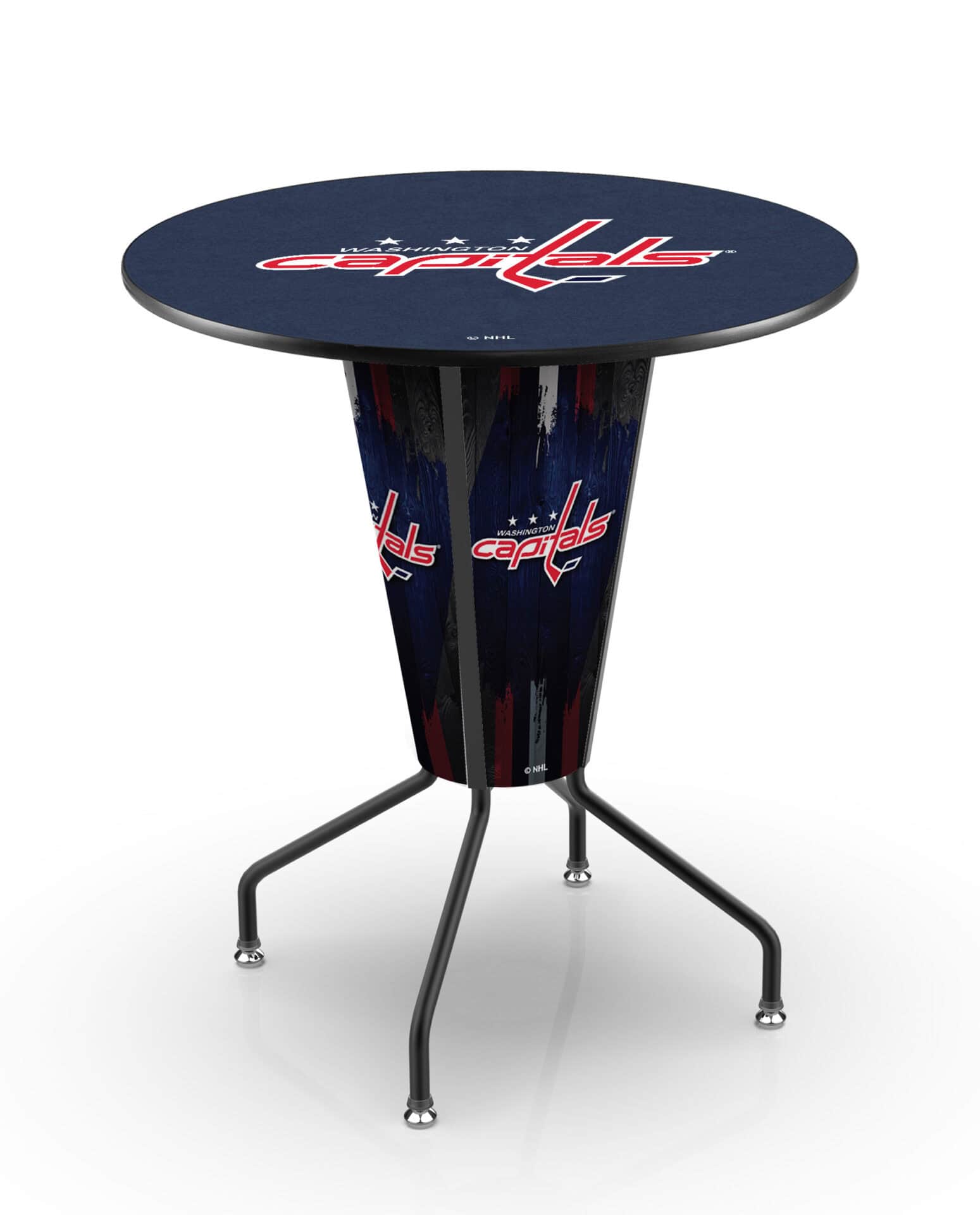 Washington Capitals 42-Inch Tall Indoor Lighted Pub Table w/ 36-Inch Top 1 Washington Capitals 42-Inch Tall Indoor Lighted Pub Table w/ 36-Inch Top