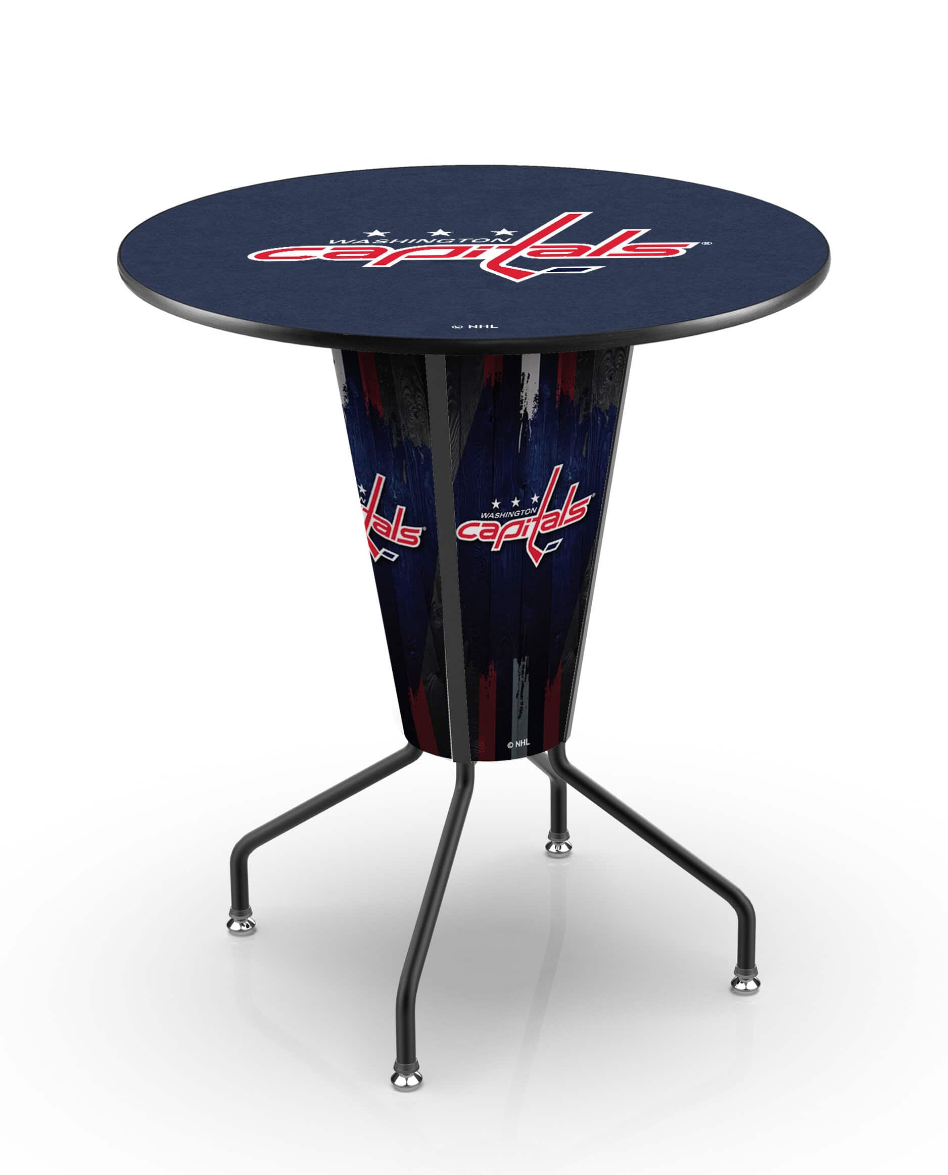 Washington Capitals 42-Inch Tall Indoor Lighted Pub Table w/ 36-Inch Top 7 Washington Capitals 42-Inch Tall Indoor Lighted Pub Table w/ 36-Inch Top
