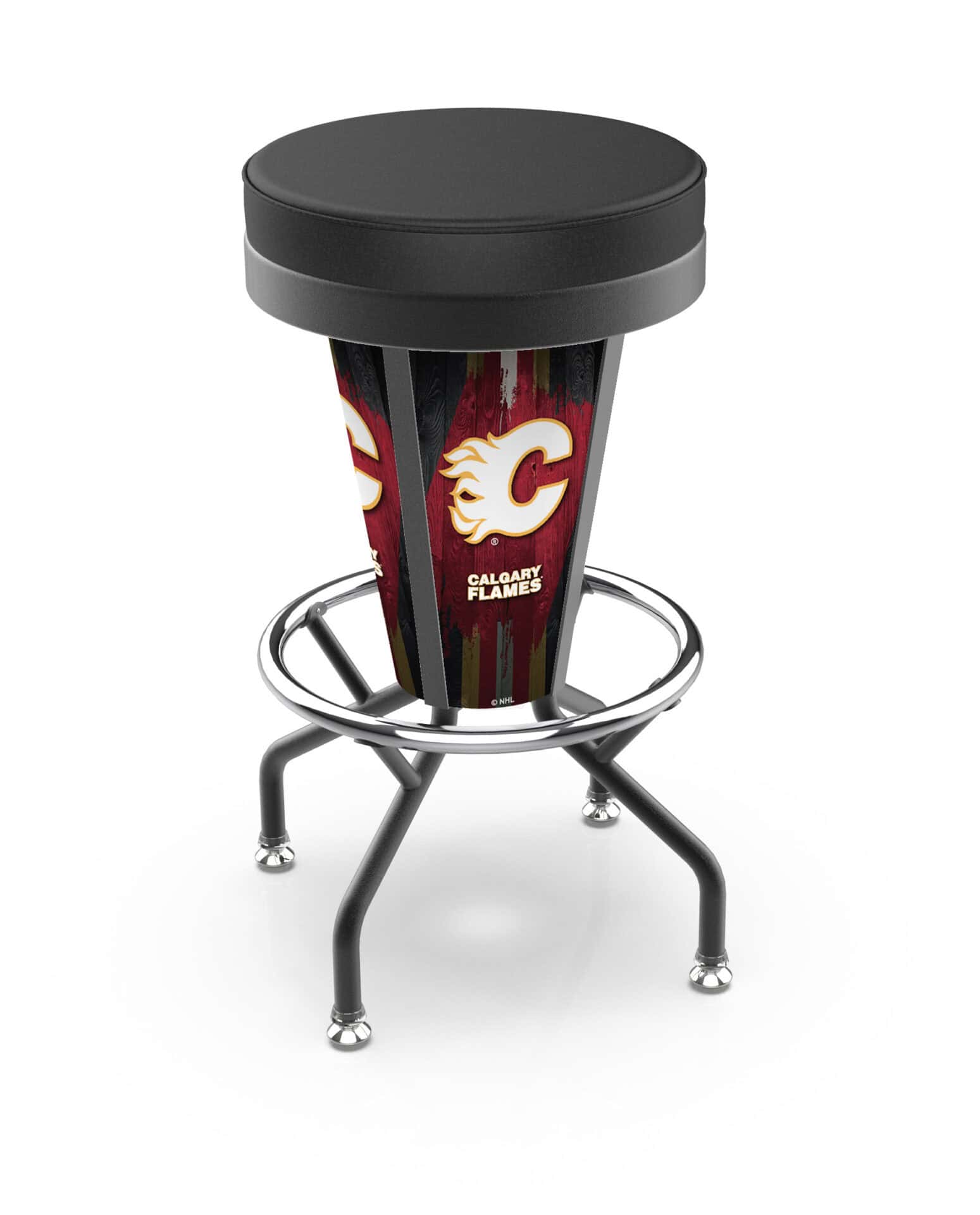 Calgary Flames 30-Inch Lighted Bar Stool 1 Calgary Flames 30-Inch Lighted Bar Stool