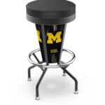 University of Michigan 30-Inch Lighted Bar Stool