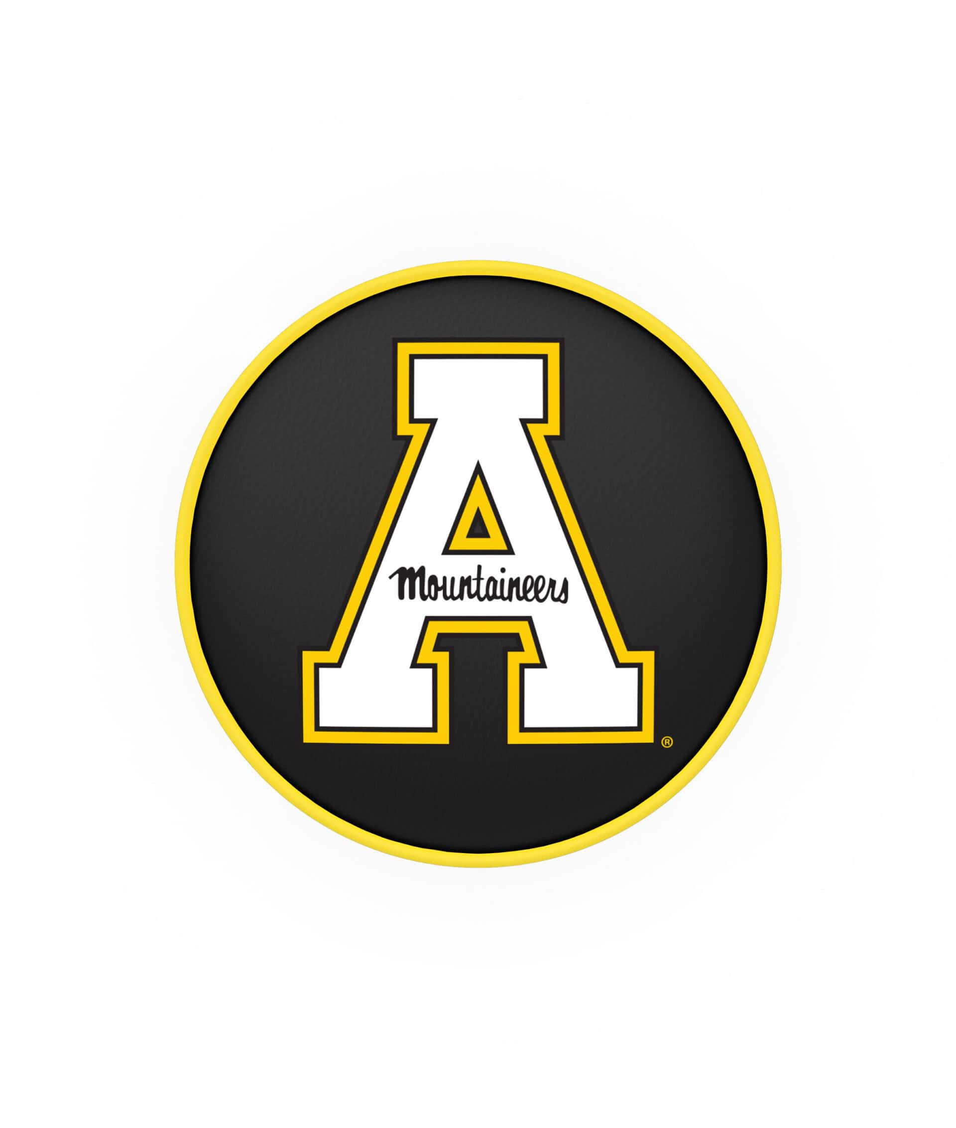 Appalachian State University 30-Inch Swivel Backless Bar Stool w/ Chrome Finish, Double-Ring Base, Cushion Seat 4 Appalachian State University 30-Inch Swivel Backless Bar Stool w/ Chrome Finish, Double-Ring Base, Cushion Seat