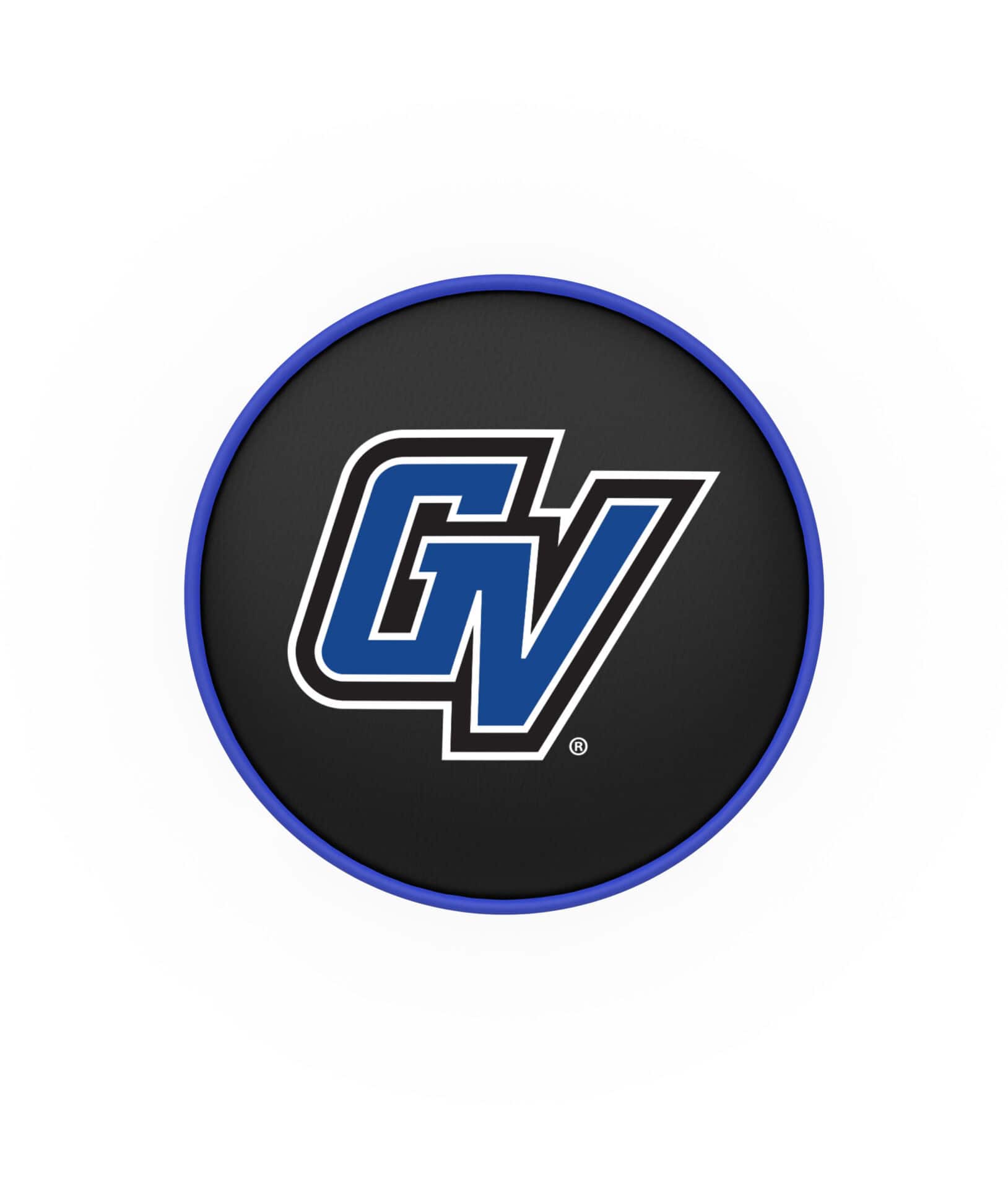 Grand Valley State University 25-Inch Swivel Backless Counter Stool w/ Chrome Finish, Double-Ring Base, Cushion Seat 2 Grand Valley State University 25-Inch Swivel Backless Counter Stool w/ Chrome Finish, Double-Ring Base, Cushion Seat - Image 2