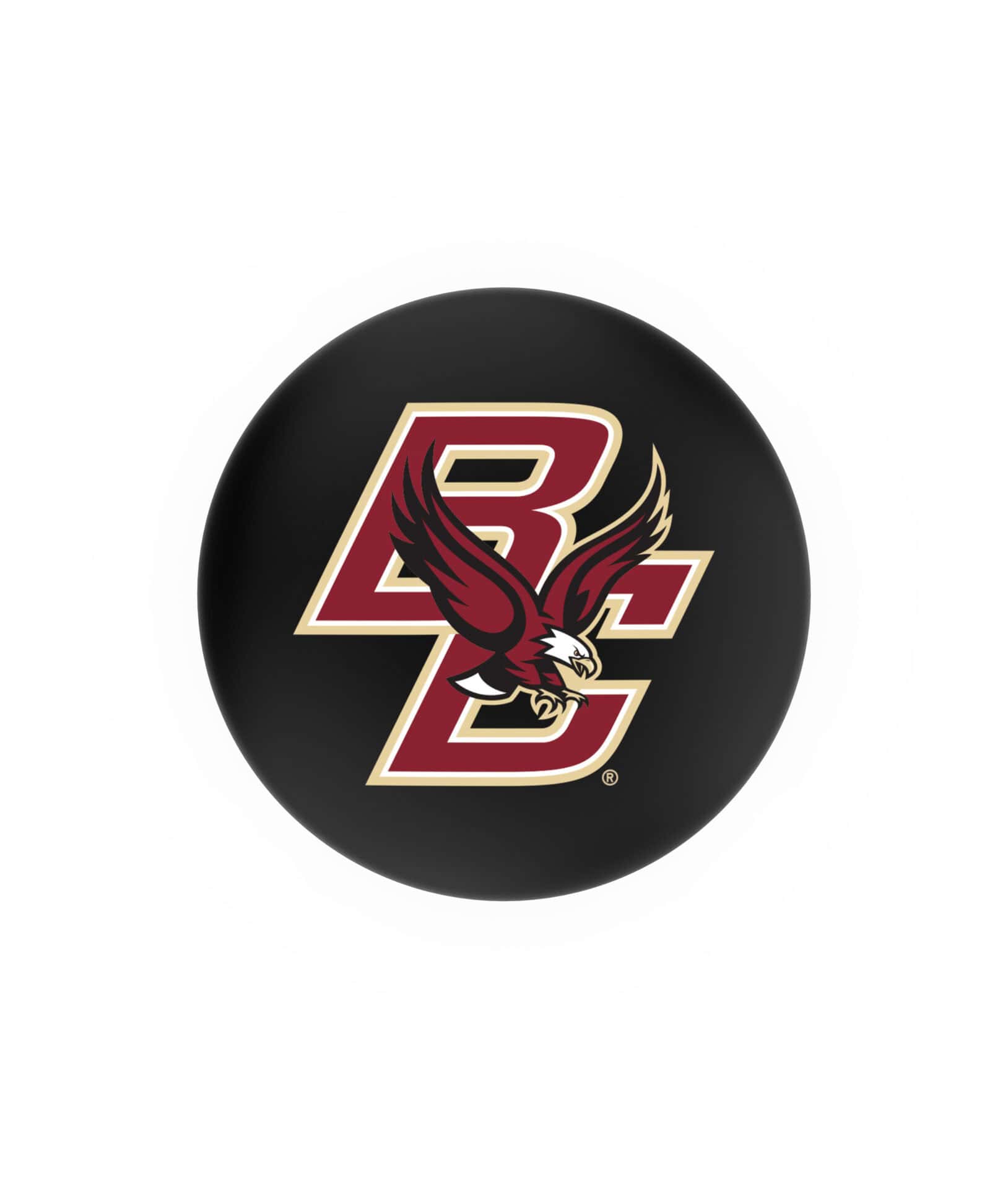 Boston College 25-Inch Swivel Backless Counter Stool w/ Chrome Finish, Double-Ring Base, 2.75-Inch Chrome Ribbed Ring, 2.5-Inch Cushion Seat 2 Boston College 25-Inch Swivel Backless Counter Stool w/ Chrome Finish, Double-Ring Base, 2.75-Inch Chrome Ribbed Ring, 2.5-Inch Cushion Seat - Image 2