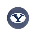 Brigham Young University 25-Inch Swivel Backless Counter Stool w/ Chrome Finish, Double-Ring Base, 2.75-Inch Chrome Ribbed Ring, 2.5-Inch Cushion Seat 4 Brigham Young University 25-Inch Swivel Backless Counter Stool w/ Chrome Finish, Double-Ring Base, 2.75-Inch Chrome Ribbed Ring, 2.5-Inch Cushion Seat