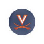 University of Virginia 25-Inch Swivel Backless Counter Stool w/ Chrome Finish, Double-Ring Base, 2.75-Inch Chrome Ribbed Ring, 2.5-Inch Cushion Seat 4 University of Virginia 25-Inch Swivel Backless Counter Stool w/ Chrome Finish, Double-Ring Base, 2.75-Inch Chrome Ribbed Ring, 2.5-Inch Cushion Seat