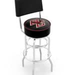 Boston College 25-Inch Swivel Counter Stool w/ Chrome Finish, Double-Ring Base, Cushioned Back, 5-Inch Cushion Seat 3 Boston College 25-Inch Swivel Counter Stool w/ Chrome Finish, Double-Ring Base, Cushioned Back, 5-Inch Cushion Seat