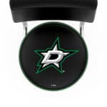 Dallas Stars 30-Inch Swivel Bar Stool w/ Chrome Finish, Double-Ring Base, Cushioned Back, 5-Inch Cushion Seat 4 Dallas Stars 30-Inch Swivel Bar Stool w/ Chrome Finish, Double-Ring Base, Cushioned Back, 5-Inch Cushion Seat