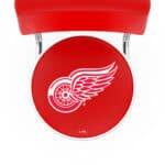 Detroit Red Wings 30-Inch Swivel Bar Stool w/ Chrome Finish, Double-Ring Base, Cushioned Back, 5-Inch Cushion Seat 4 Detroit Red Wings 30-Inch Swivel Bar Stool w/ Chrome Finish, Double-Ring Base, Cushioned Back, 5-Inch Cushion Seat