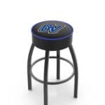 Grand Valley State University 25-Inch Swivel Backless Counter Stool w/ Black Wrinkle Finish, Single-Ring Base, 5-Inch Scooped Cushion Seat 3 Grand Valley State University 25-Inch Swivel Backless Counter Stool w/ Black Wrinkle Finish, Single-Ring Base, 5-Inch Scooped Cushion Seat