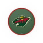 Minnesota Wild 30-Inch Swivel Backless Bar Stool w/ Black Wrinkle Finish, Single-Ring Base, 5-Inch Scooped Cushion Seat 4 Minnesota Wild 30-Inch Swivel Backless Bar Stool w/ Black Wrinkle Finish, Single-Ring Base, 5-Inch Scooped Cushion Seat