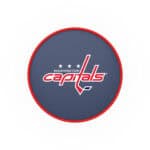 Washington Capitals 25-Inch Swivel Backless Counter Stool w/ Black Wrinkle Finish, Single-Ring Base, 5-Inch Scooped Cushion Seat 4 Washington Capitals 25-Inch Swivel Backless Counter Stool w/ Black Wrinkle Finish, Single-Ring Base, 5-Inch Scooped Cushion Seat