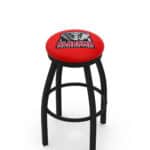 University of Alabama 36-Inch Swivel Backless Extra Tall Bar Stool w/ Black Wrinkle Finish, Single-Ring Base, 2-Inch Black Wrinkle Ring, 2.5-Inch Cushion Seat (Elephant Logo) 3 University of Alabama 36-Inch Swivel Backless Extra Tall Bar Stool w/ Black Wrinkle Finish, Single-Ring Base, 2-Inch Black Wrinkle Ring, 2.5-Inch Cushion Seat (Elephant Logo)