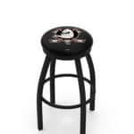 Anaheim Ducks 36-Inch Swivel Backless Extra Tall Bar Stool w/ Black Wrinkle Finish, Single-Ring Base, 2-Inch Black Wrinkle Ring, 2.5-Inch Cushion Seat 3 Anaheim Ducks 36-Inch Swivel Backless Extra Tall Bar Stool w/ Black Wrinkle Finish, Single-Ring Base, 2-Inch Black Wrinkle Ring, 2.5-Inch Cushion Seat