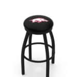 University of Arkansas 36-Inch Swivel Backless Extra Tall Bar Stool w/ Black Wrinkle Finish, Single-Ring Base, 2-Inch Black Wrinkle Ring, 2.5-Inch Cushion Seat 3 University of Arkansas 36-Inch Swivel Backless Extra Tall Bar Stool w/ Black Wrinkle Finish, Single-Ring Base, 2-Inch Black Wrinkle Ring, 2.5-Inch Cushion Seat