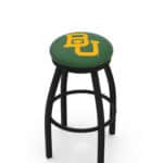 Baylor University 25-Inch Swivel Backless Counter Stool w/ Black Wrinkle Finish, Single-Ring Base, 2-Inch Black Wrinkle Ring, 2.5-Inch Cushion Seat 3 Baylor University 25-Inch Swivel Backless Counter Stool w/ Black Wrinkle Finish, Single-Ring Base, 2-Inch Black Wrinkle Ring, 2.5-Inch Cushion Seat
