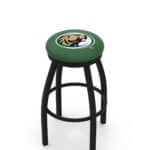 Bemidji State University 25-Inch Swivel Backless Counter Stool w/ Black Wrinkle Finish, Single-Ring Base, 2-Inch Black Wrinkle Ring, 2.5-Inch Cushion Seat 3 Bemidji State University 25-Inch Swivel Backless Counter Stool w/ Black Wrinkle Finish, Single-Ring Base, 2-Inch Black Wrinkle Ring, 2.5-Inch Cushion Seat