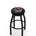 Boston College 25-Inch Swivel Backless Counter Stool w/ Black Wrinkle Finish, Single-Ring Base, 2-Inch Black Wrinkle Ring, 2.5-Inch Cushion Seat 3 Boston College 25-Inch Swivel Backless Counter Stool w/ Black Wrinkle Finish, Single-Ring Base, 2-Inch Black Wrinkle Ring, 2.5-Inch Cushion Seat