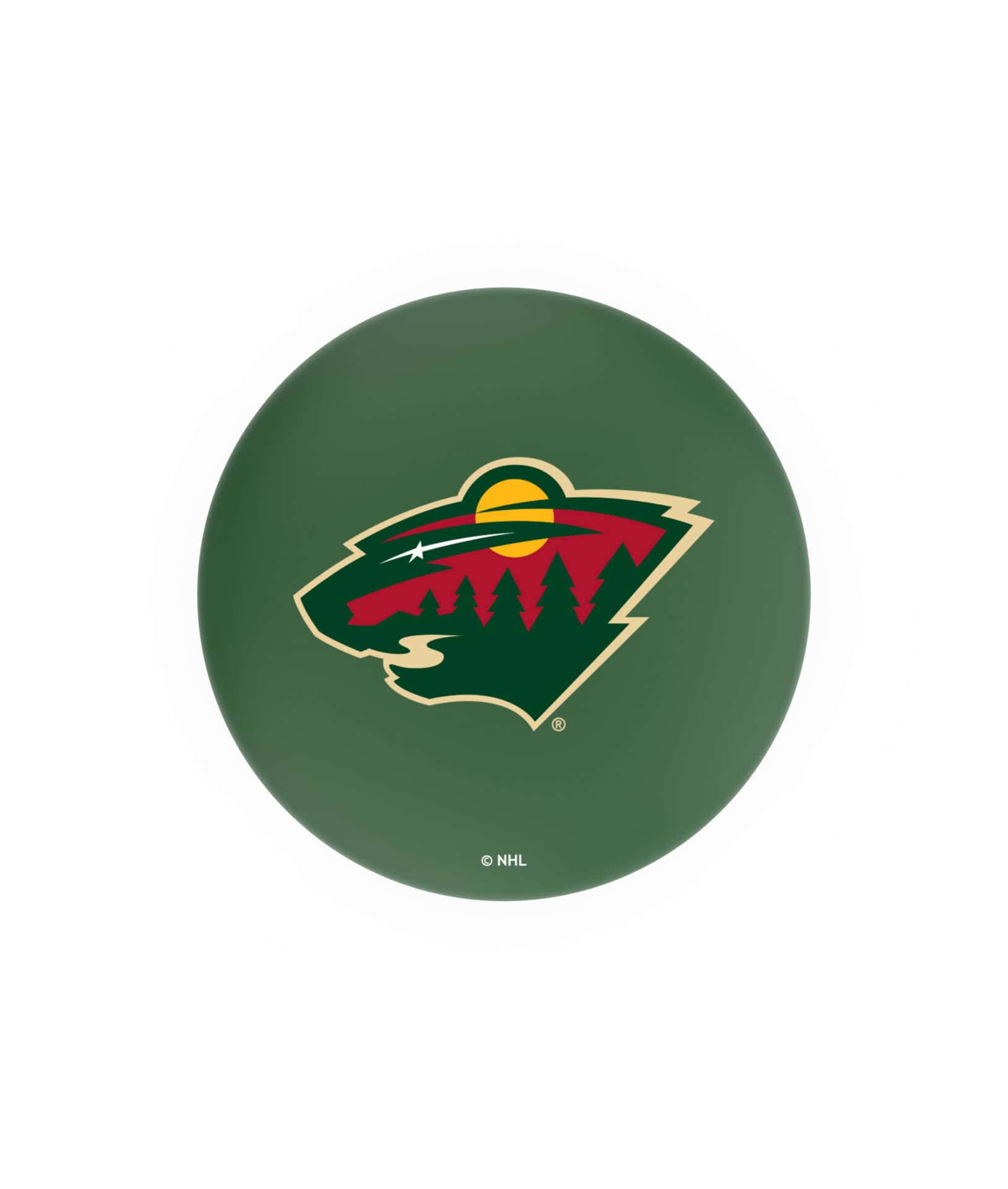 Minnesota Wild 36-Inch Swivel Backless Extra Tall Bar Stool w/ Black Wrinkle Finish, Single-Ring Base, 2-Inch Black Wrinkle Ring, 2.5-Inch Cushion Seat 2 Minnesota Wild 36-Inch Swivel Backless Extra Tall Bar Stool w/ Black Wrinkle Finish, Single-Ring Base, 2-Inch Black Wrinkle Ring, 2.5-Inch Cushion Seat - Image 2