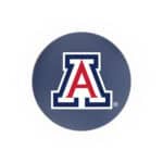 University of Arizona 36-Inch Swivel Backless Extra Tall Bar Stool w/ Black Wrinkle Finish, Single-Ring Base, 2-Inch Chrome Ring, 2.5-Inch Cushion Seat 4 University of Arizona 36-Inch Swivel Backless Extra Tall Bar Stool w/ Black Wrinkle Finish, Single-Ring Base, 2-Inch Chrome Ring, 2.5-Inch Cushion Seat