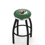 Bemidji State University 25-Inch Swivel Backless Counter Stool w/ Black Wrinkle Finish, Single-Ring Base, 2-Inch Chrome Ring, 2.5-Inch Cushion Seat 3 Bemidji State University 25-Inch Swivel Backless Counter Stool w/ Black Wrinkle Finish, Single-Ring Base, 2-Inch Chrome Ring, 2.5-Inch Cushion Seat