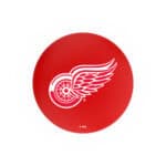 Detroit Red Wings 36-Inch Swivel Backless Extra Tall Bar Stool w/ Black Wrinkle Finish, Single-Ring Base, 2-Inch Chrome Ring, 2.5-Inch Cushion Seat 4 Detroit Red Wings 36-Inch Swivel Backless Extra Tall Bar Stool w/ Black Wrinkle Finish, Single-Ring Base, 2-Inch Chrome Ring, 2.5-Inch Cushion Seat