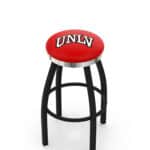University of Nevada Las Vegas 36-Inch Swivel Backless Extra Tall Bar Stool w/ Black Wrinkle Finish, Single-Ring Base, 2-Inch Chrome Ring, 2.5-Inch Cushion Seat 3 University of Nevada Las Vegas 36-Inch Swivel Backless Extra Tall Bar Stool w/ Black Wrinkle Finish, Single-Ring Base, 2-Inch Chrome Ring, 2.5-Inch Cushion Seat
