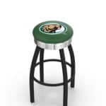 Bemidji State University 25-Inch Swivel Backless Counter Stool w/ Black Wrinkle Finish, Single-Ring Base, 2.75-Inch Chrome Ribbed Ring, 2.5-Inch Cushion Seat 3 Bemidji State University 25-Inch Swivel Backless Counter Stool w/ Black Wrinkle Finish, Single-Ring Base, 2.75-Inch Chrome Ribbed Ring, 2.5-Inch Cushion Seat