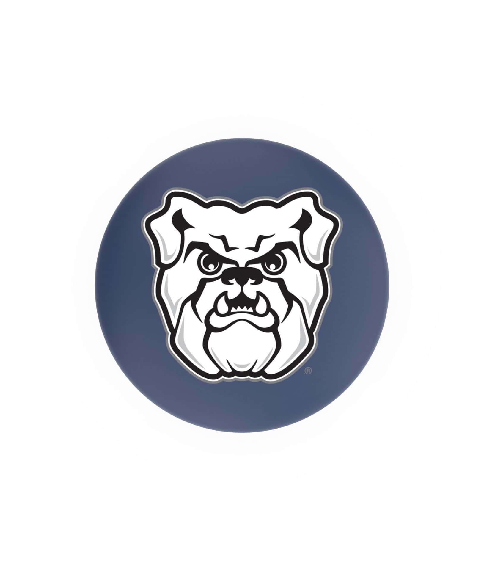 Butler University 25-Inch Swivel Backless Counter Stool w/ Black Wrinkle Finish, Single-Ring Base, 2.75-Inch Chrome Ribbed Ring, 2.5-Inch Cushion Seat 2 Butler University 25-Inch Swivel Backless Counter Stool w/ Black Wrinkle Finish, Single-Ring Base, 2.75-Inch Chrome Ribbed Ring, 2.5-Inch Cushion Seat - Image 2