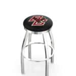 Boston College 25-Inch Swivel Backless Counter Stool w/ Chrome Finish, Single-Ring Base, 2-Inch Chrome Ring, 2.5-Inch Cushion Seat 3 Boston College 25-Inch Swivel Backless Counter Stool w/ Chrome Finish, Single-Ring Base, 2-Inch Chrome Ring, 2.5-Inch Cushion Seat