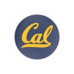 University of California 36-Inch Swivel Backless Extra Tall Bar Stool w/ Chrome Finish, Single-Ring Base, 2-Inch Chrome Ring, 2.5-Inch Cushion Seat
