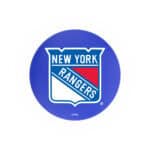 New York Rangers 36-Inch Swivel Backless Extra Tall Bar Stool w/ Chrome Finish, Single-Ring Base, 2-Inch Chrome Ring, 2.5-Inch Cushion Seat 4 New York Rangers 36-Inch Swivel Backless Extra Tall Bar Stool w/ Chrome Finish, Single-Ring Base, 2-Inch Chrome Ring, 2.5-Inch Cushion Seat