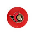 Ottawa Senators 36-Inch Swivel Backless Extra Tall Bar Stool w/ Chrome Finish, Single-Ring Base, 2-Inch Chrome Ring, 2.5-Inch Cushion Seat 4 Ottawa Senators 36-Inch Swivel Backless Extra Tall Bar Stool w/ Chrome Finish, Single-Ring Base, 2-Inch Chrome Ring, 2.5-Inch Cushion Seat